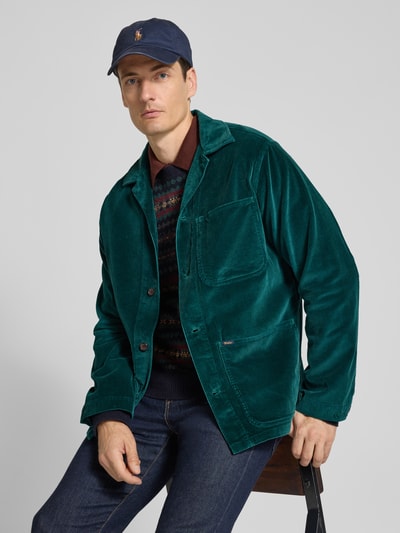 Polo Ralph Lauren Hemdjacke mit Reverskragen Dunkelgruen 3