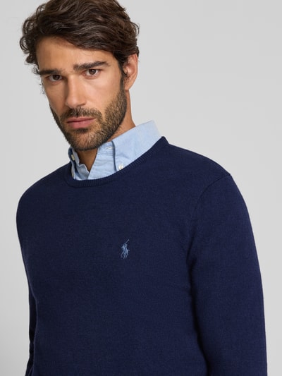 Polo Ralph Lauren Gebreide pullover met ribboorden Marineblauw - 3