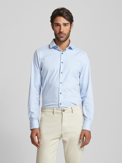 OLYMP Level Five Slim Fit Business-Hemd mit New-Kent-Kragen Bleu 4