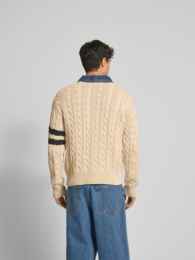 Dsquared2 Cardigan in Strick-Optik Offwhite 5