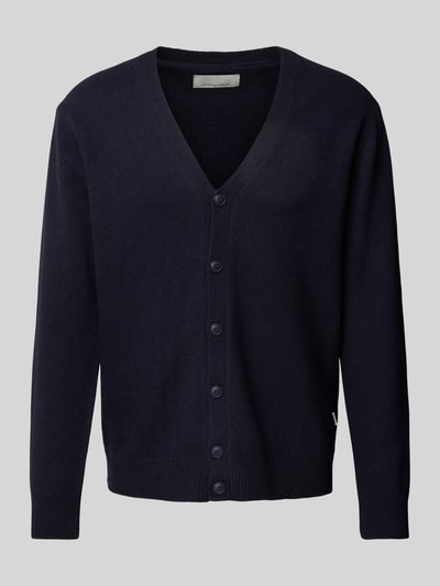 Casual Friday Slim Fit Strickjacke mit Knopfleiste Modell 'Karl' Marine 2