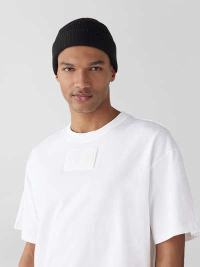 VTMNTS Oversized T-Shirt mit Label-Applikation Weiss 3