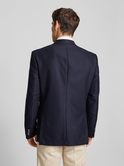 BOSS Regular fit colbert van viscose en met reverskraag, model 'JANSON' Marineblauw - 5