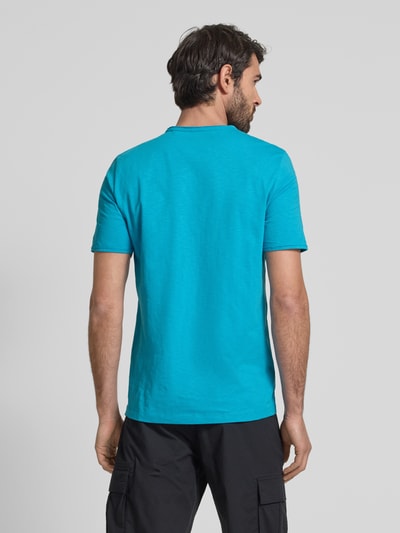 s.Oliver RED LABEL Regular fit T-shirt van puur katoen Turquoise - 5