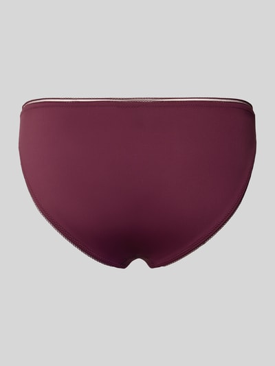 BOSS Slip met kanten details  Bordeaux - 3