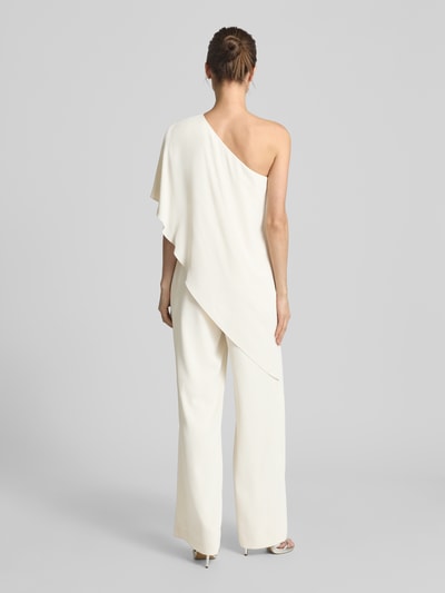 Lauren Ralph Lauren Jumpsuit met one shoulder-bandjes, model 'APRIL' Offwhite - 5