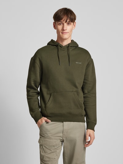 Blend Hoodie met capuchon, model 'Downton' Donkergroen - 4