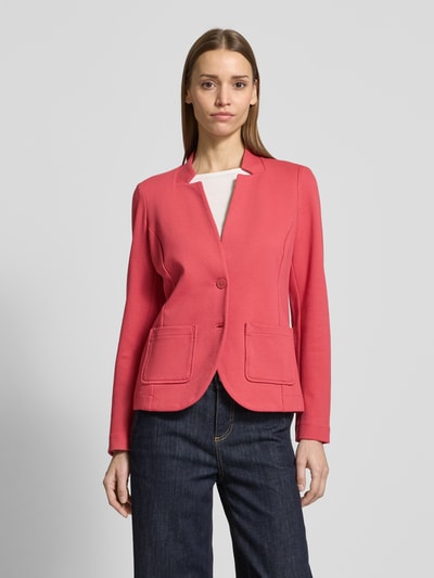 Tom Tailor Regular Fit Blazer mit Baumwoll-Anteil Pink 4