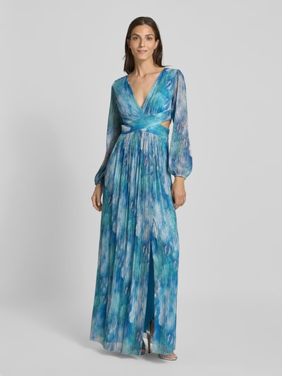 Swing Abendkleid mit Effektgarn Ocean 4