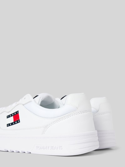 Tommy Jeans Leren sneakers met labeldetails, model 'CUPSOLE LEATHER' Wit - 2