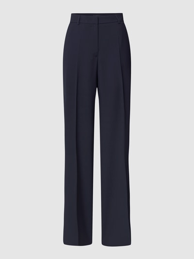 Weekend Max Mara Broek met persplooien, model 'VISIVO' Marineblauw - 2