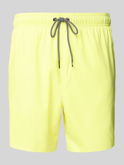 Puma Regular fit zwembroek met ritszak Geel - 1
