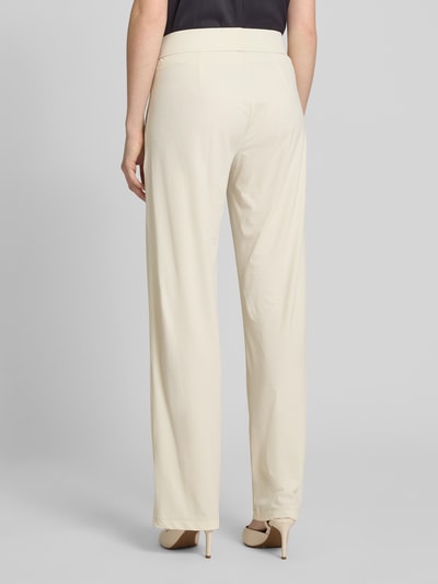 Raffaello Rossi Straight Fit Stoffhose mit Strukturmuster Modell 'CANDICE' Ecru 5