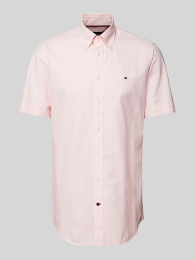 Tommy Hilfiger Regular fit zakelijk overhemd met labelstitching Roze - 2