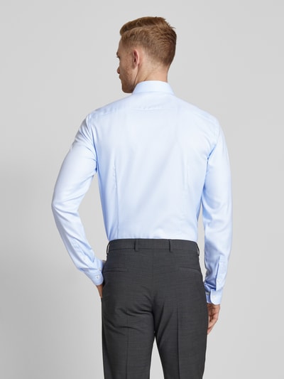 Jake*s Slim Fit Business-Hemd mit extra langem Arm und Kentkragen Bleu 5