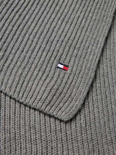Tommy Hilfiger Sjaal van een mix van katoen en kasjmier Lichtgrijs - 2