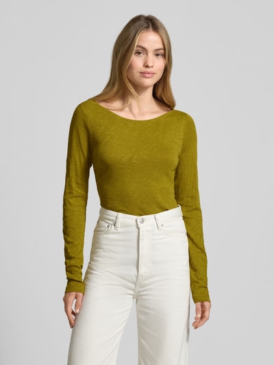 Marc O'Polo Slim fit shirt met lange mouwen van puur katoen Lichtgroen - 4