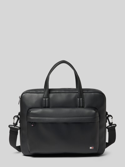 Tommy Hilfiger Laptoptasche mit abnehmbarem, verstellbarem Schulterriemen BLACK 2