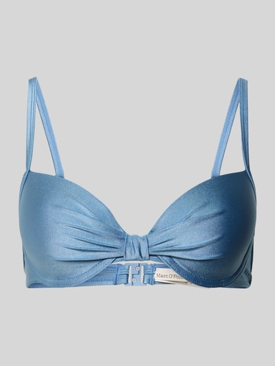Marc O'Polo Bikini-bovendeel met knoopdetail Blauw - 1