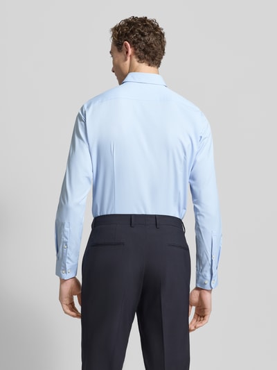 Jake*s Regular Fit Business-Hemd mit Knopfleiste Bleu 5