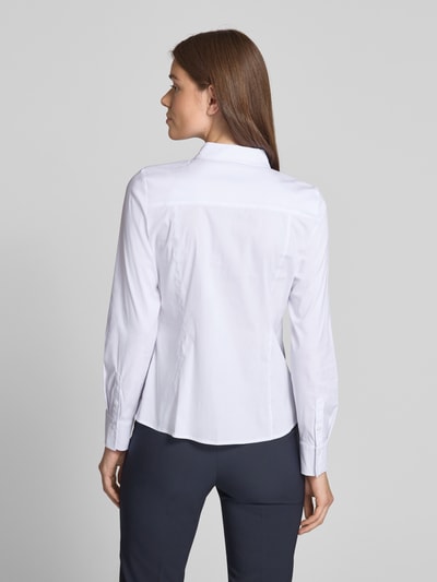 comma Hemdbluse mit Knopfleiste Weiss 5