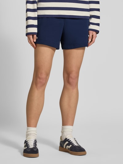 Lacoste Sport Szorty dresowe z czystej bawełny o kroju regular fit Ciemnoniebieski 4