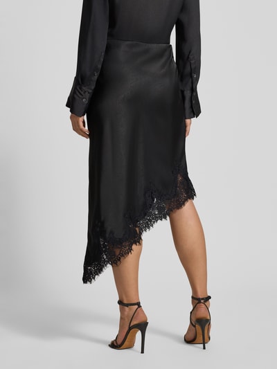 Neo Noir Midirock im asymmetrischen Design Black 5