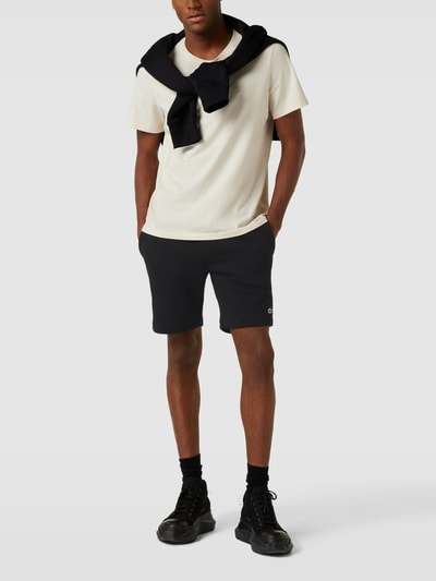 Lacoste Sweatshorts mit Label-Patch Modell 'Basic' Black 1