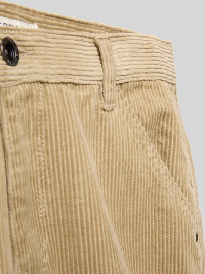 Garcia Ribcordbroek met Franse steekzakken Zand - 2