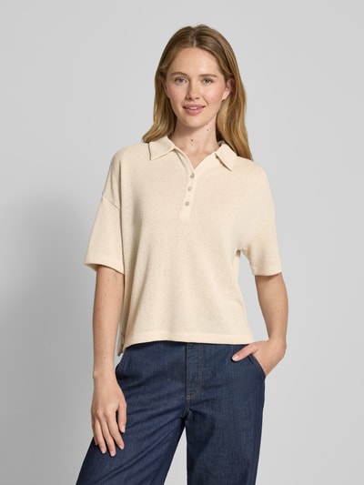 OPUS Gebreide pullover met 1/2-mouwen, model 'Silkas' Beige - 4