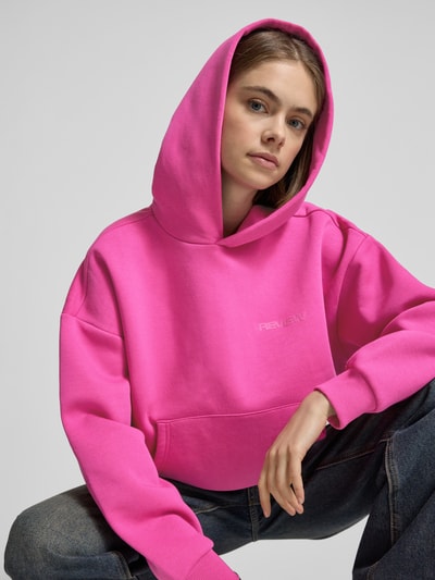 Review Oversized Hoodie mit Kapuze Fuchsia 3