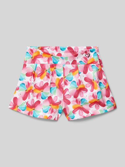 Mayoral Regular Fit Bermudas mit Bundfalten Pink 1