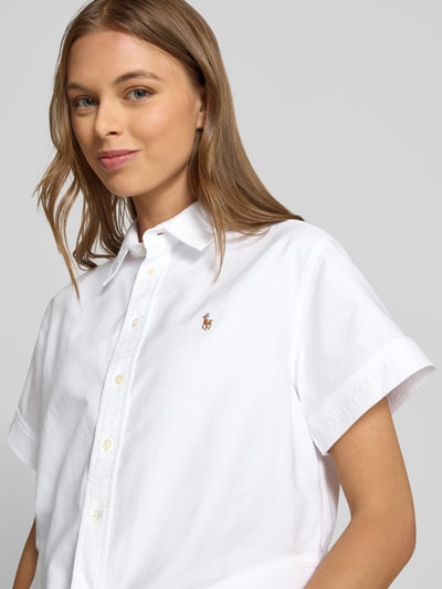 Polo Ralph Lauren Regular fit blouse met knoopdetail Wit - 3
