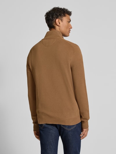 Lerros Gebreide pullover met schipperskraag Lichtbruin - 5