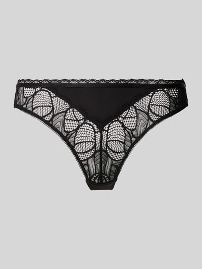 LASCANA String mit Spitzenbesatz Modell 'Alicia' Black 1