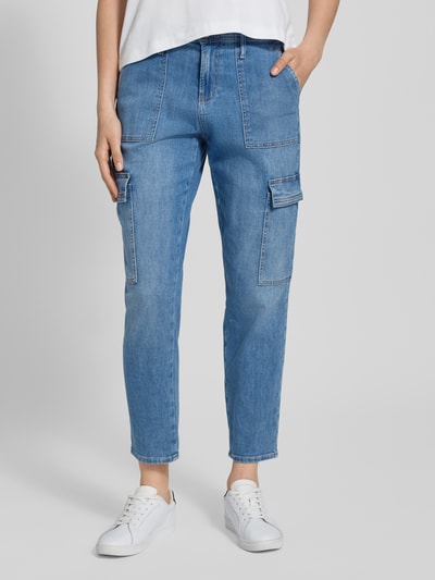 Brax Jeans met cargozakken, model 'MILEY' Lichtblauw - 4