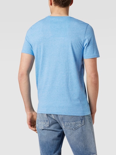 MCNEAL T-Shirt mit Label-Applikation Blau Melange 5