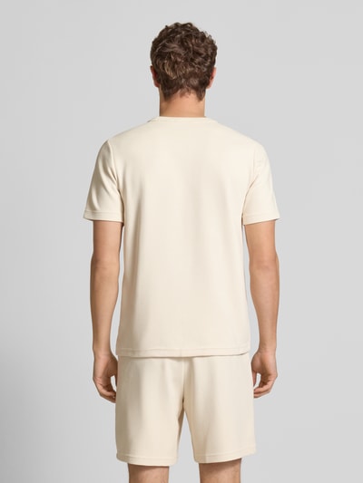 adidas Originals T-shirt met labelstitching Offwhite - 5