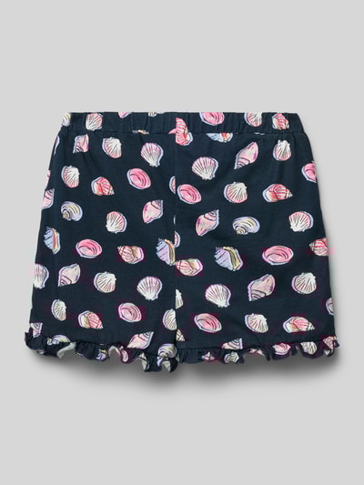 s.Oliver RED LABEL Regular fit korte jersey broek van een mix van katoen en elastaan Marineblauw - 3