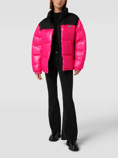 HUGO Steppjacke mit Kontrastbesatz Modell 'Faressa' Pink 1