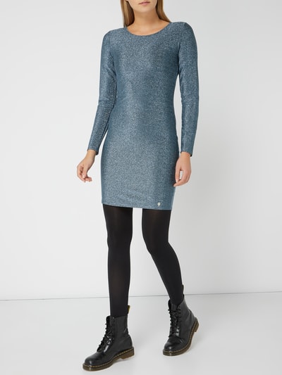 Superdry Kleid mit Effektgarn  Metallic Blue 1