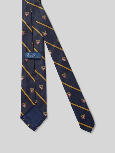 Polo Ralph Lauren Seidenkrawatte mit Label-Detail Marine 2