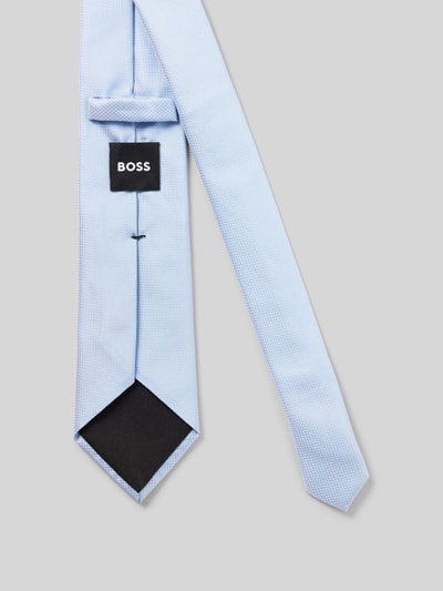 BOSS Krawatte mit Label-Detail Bleu 2