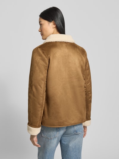 Lauren Ralph Lauren Jack met voering van teddybont en klepzakken Camel - 5