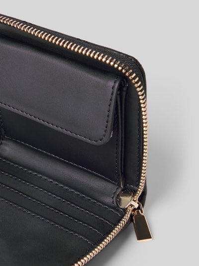 Guess Portemonnee met labeldetail, model 'GIULLY' Zwart - 3