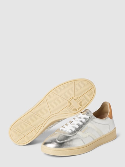 Gant Sneaker aus echtem Leder Modell 'Cuzima' Silber 4