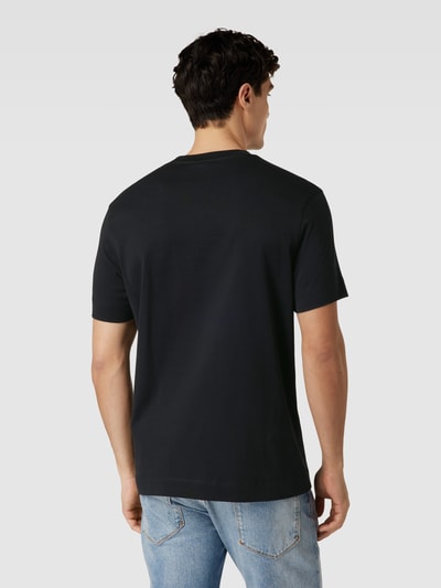 Emporio Armani T-Shirt mit Label-Stitching Black 5