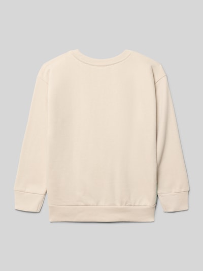 Blue Seven Sweatshirt met ribboorden Zand - 3