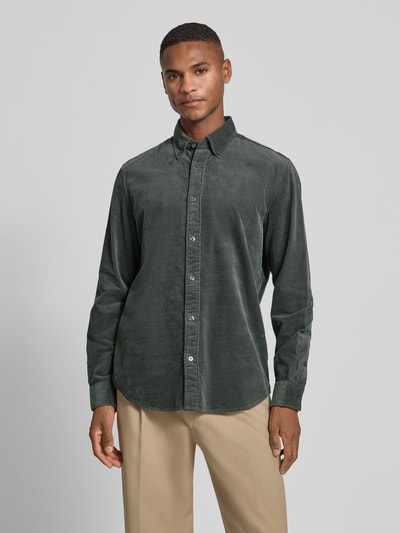 Marc O'Polo Regular Fit Freizeithemd aus reiner Baumwolle Graphit 4