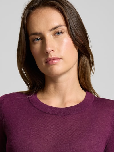 Christian Berg Woman Selection Pullover van pure wol Prune - 3